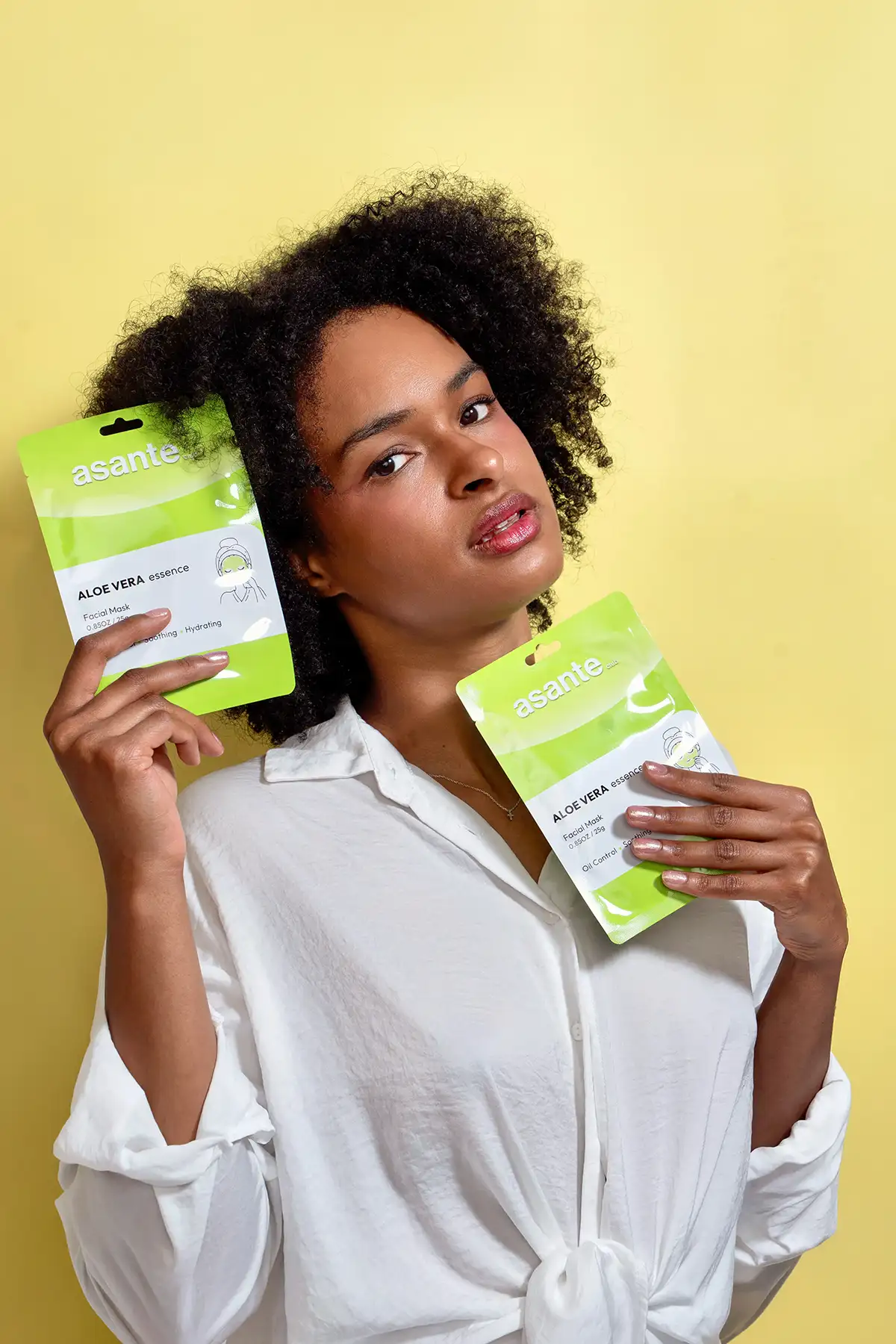 ASANTE Pleťová maska Aloe vera Essence – Obrázok 6