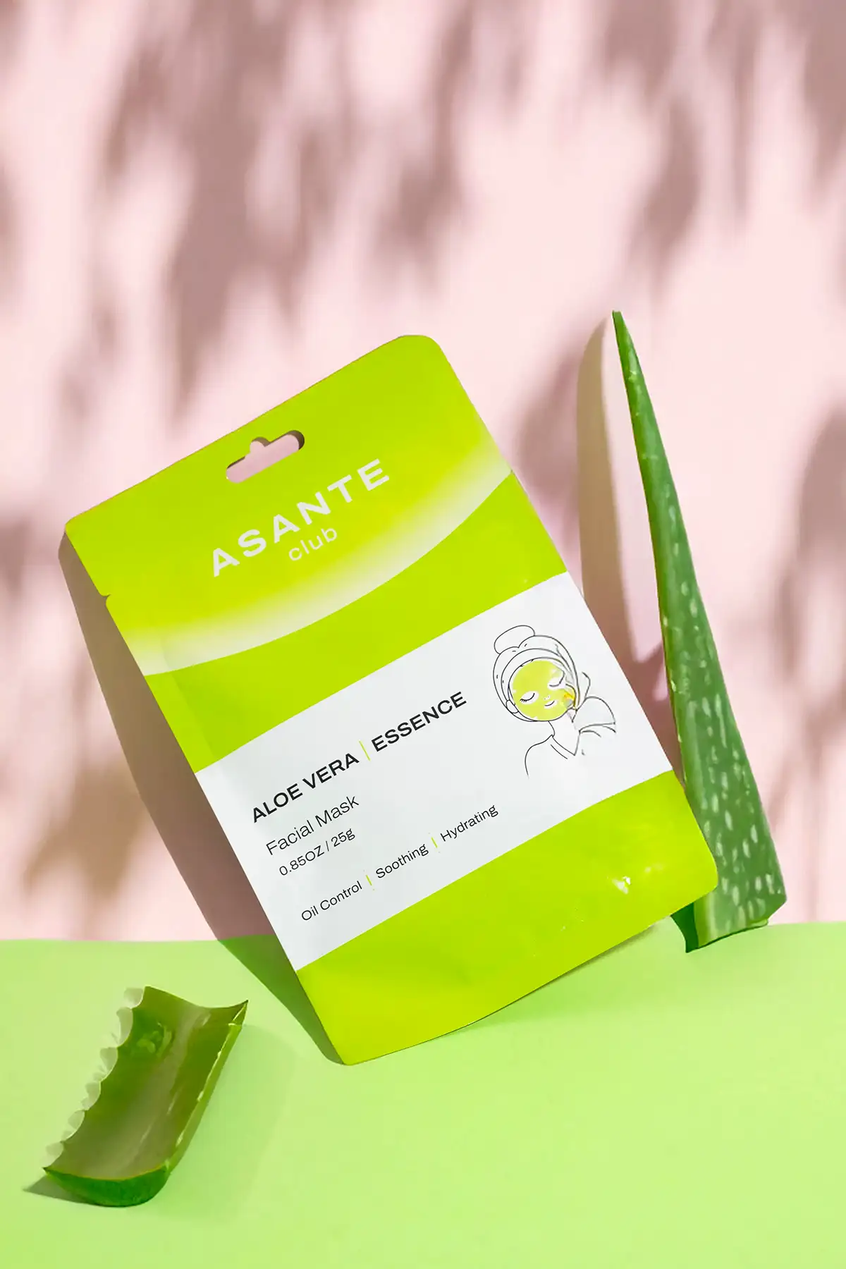 ASANTE Pleťová maska Aloe vera Essence – Obrázok 4