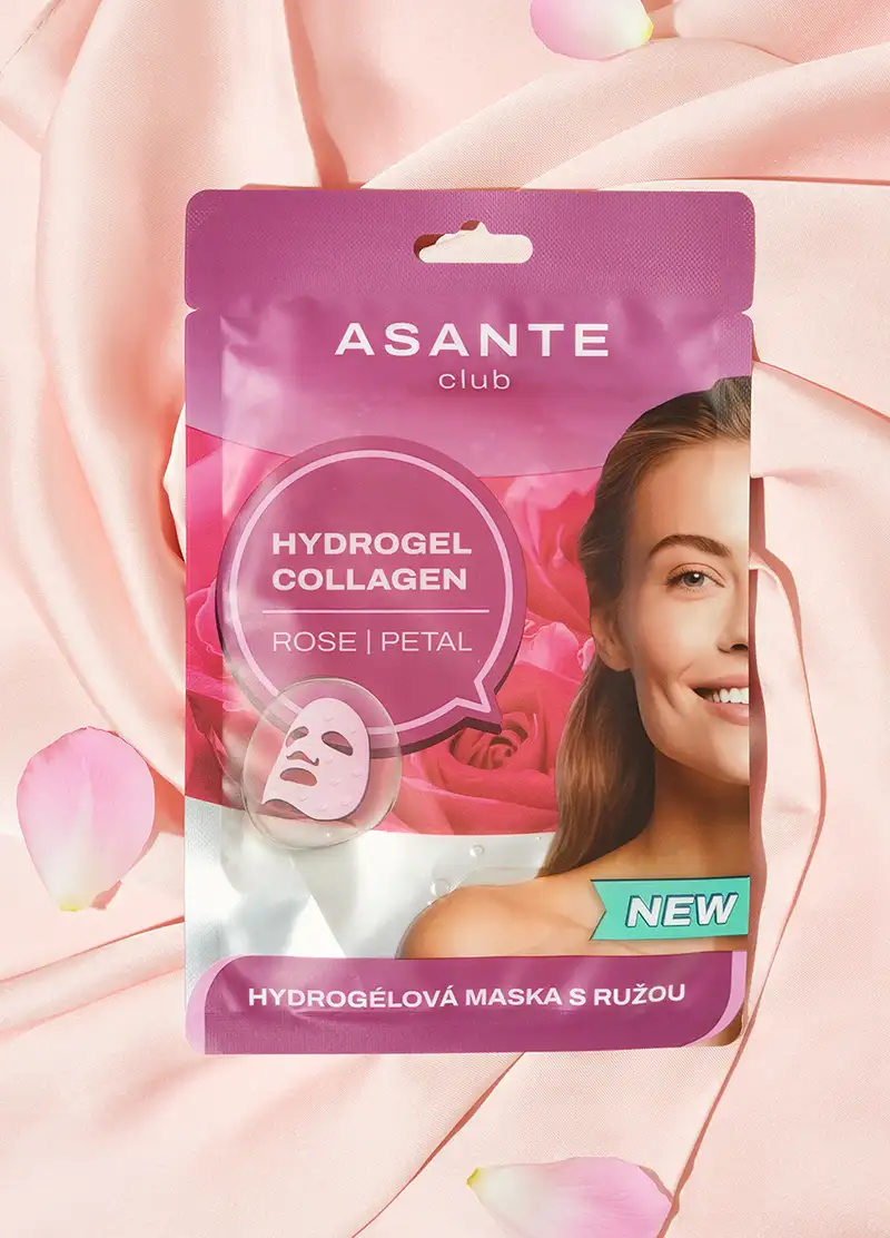 ASANTE Pleťová maska Hydrogel Rose – Obrázok 2