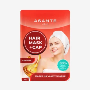 MASKA NA VLASY V ČIAPKE S KERATÍNOM