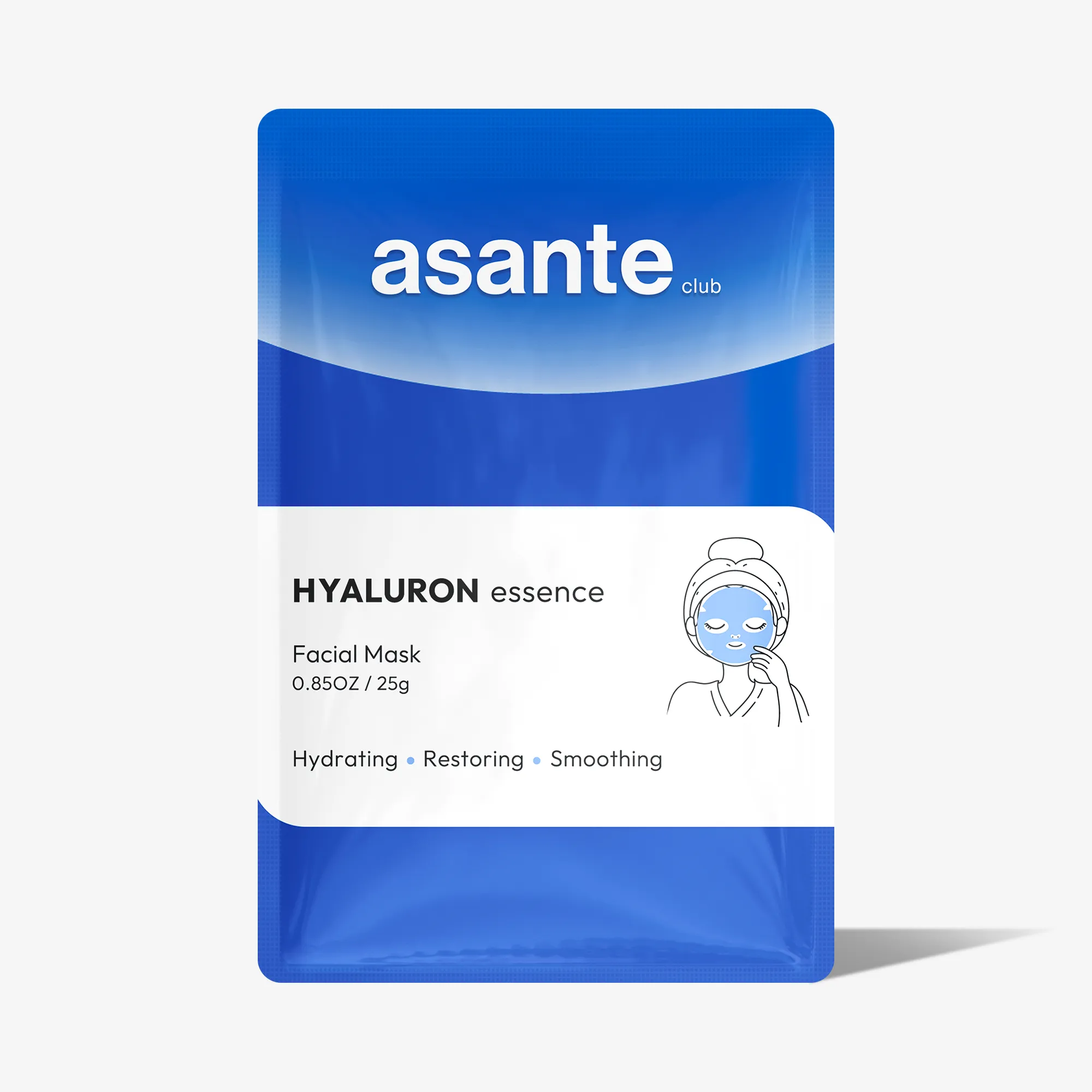 ASANTE Pleťová maska Hyalurón Essence