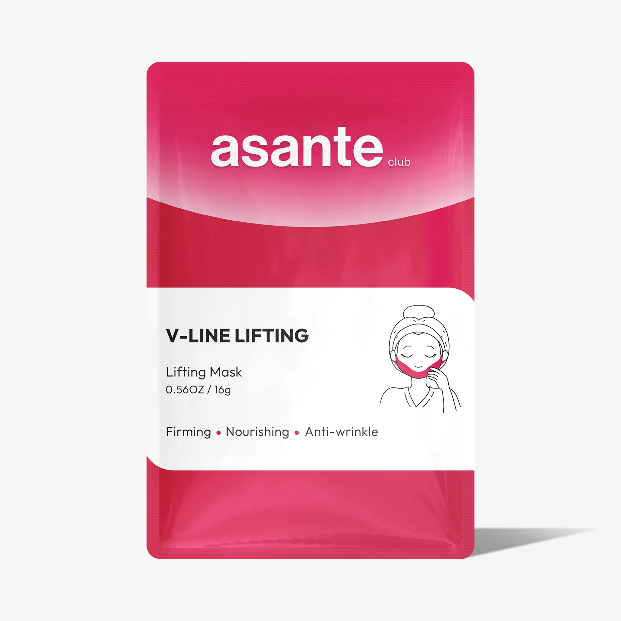 ASANTE Pleťová maska na bradu V-line Lifting