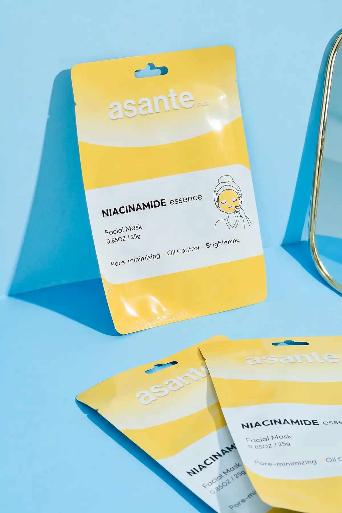 ASANTE Pleťová maska Niacinamíd Essence – Obrázok 4