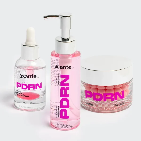 ASANTE PDRN Čistiaci gél + Sérum + Nočný krém